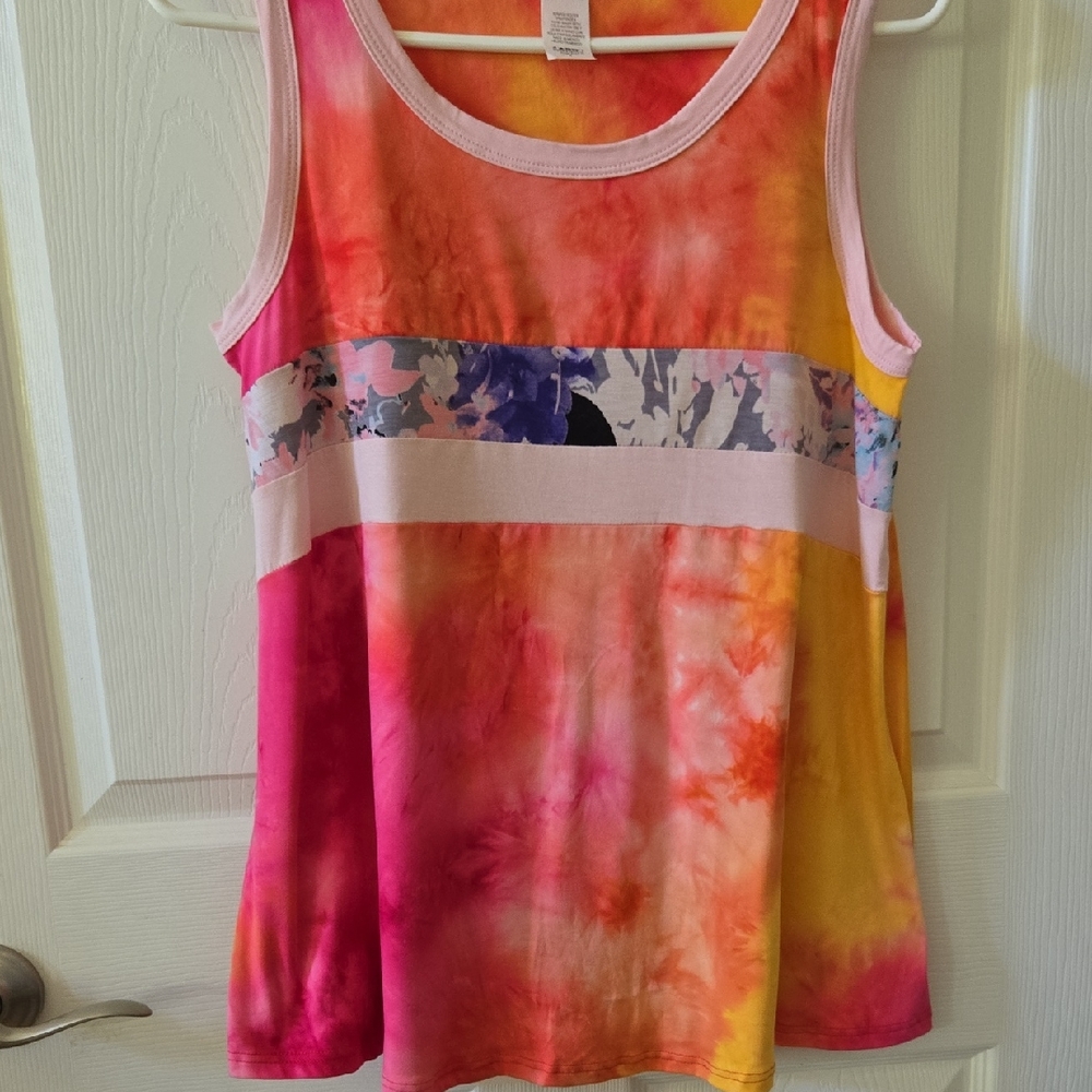 HEIMISH USA Multicolor Tie-Dye Tank Top
